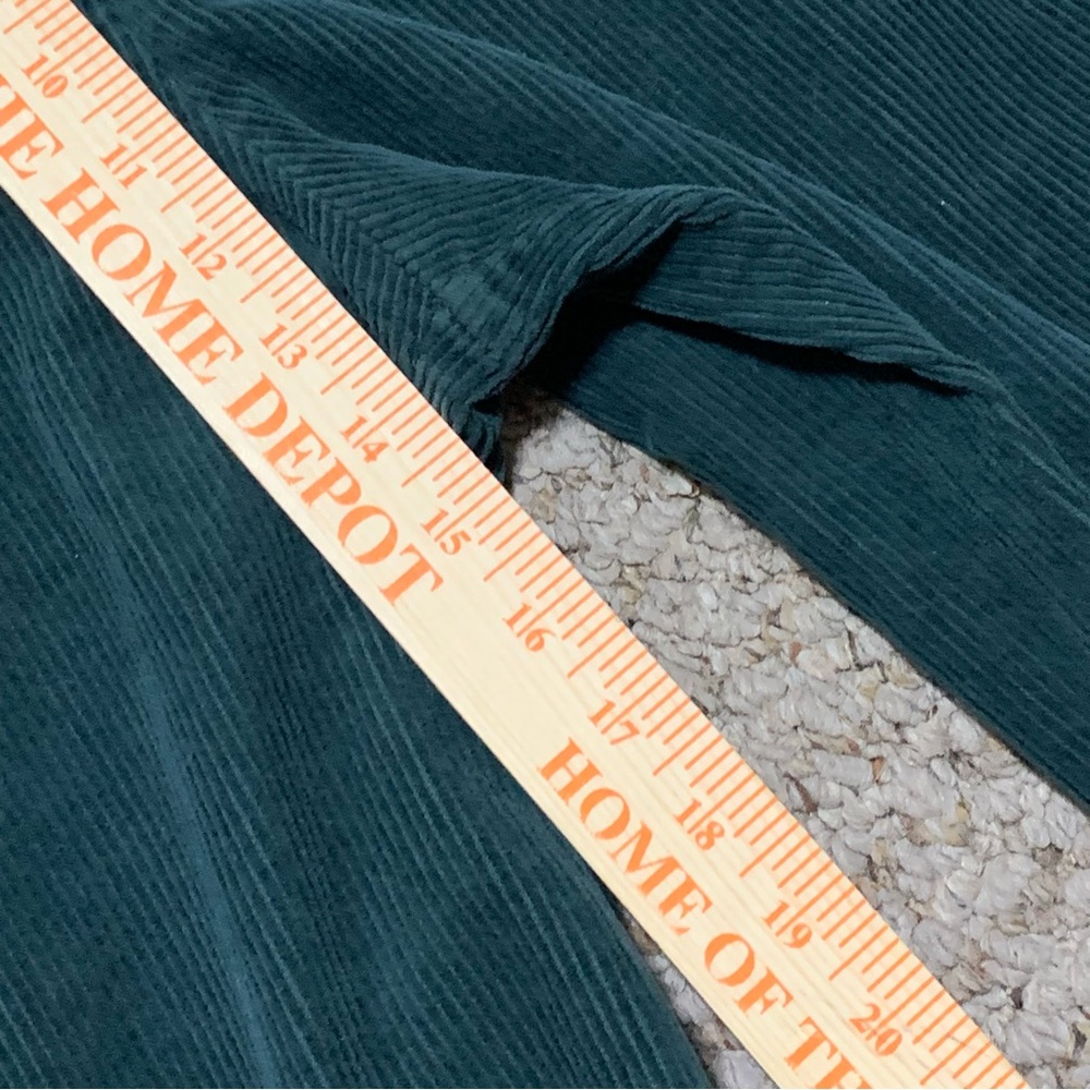 Everlane Corduroy Way High Drape Pant Womens 139393 Evergreen Wide Leg - Picture 9 of 16